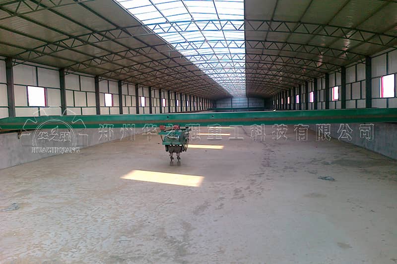 內(nèi)蒙五原有機(jī)肥設(shè)備生產(chǎn)線現(xiàn)場(chǎng)